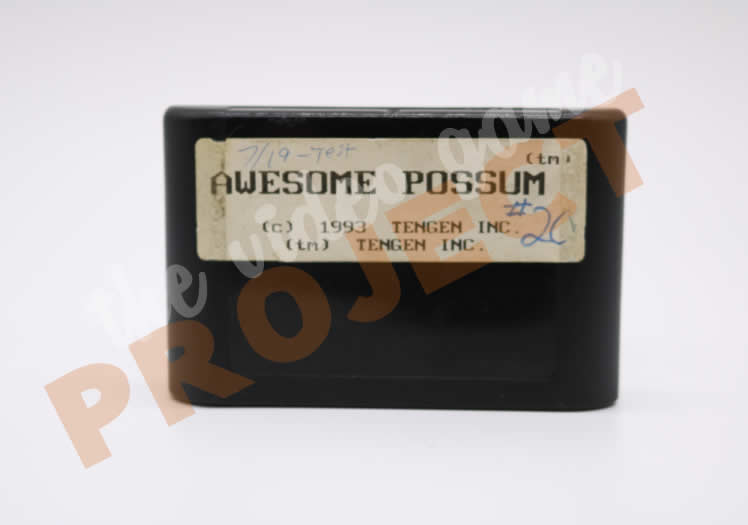Awesome Possum... Kicks Dr. Machino's Butt Prototype - Front