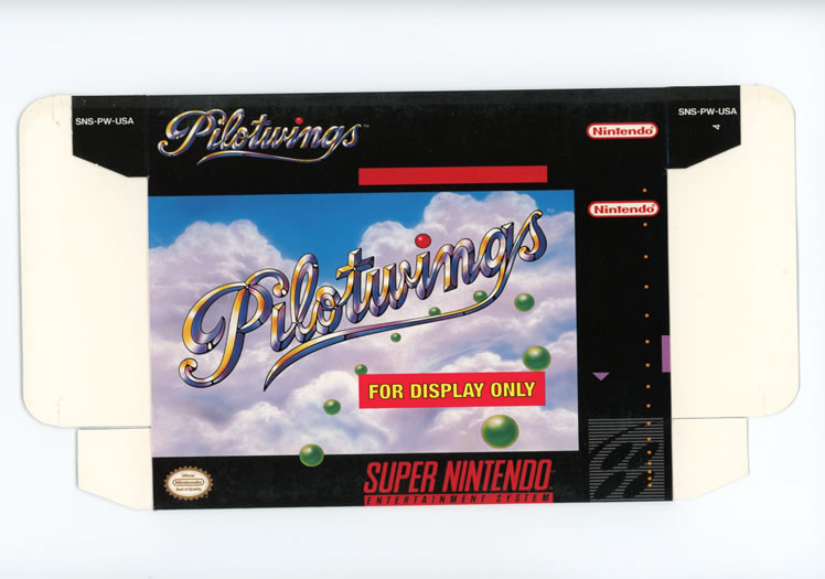 Pilot Wings Display Only Box Art - Front