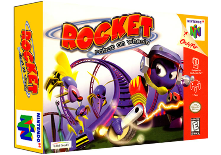 Rocket -  Robot on Wheels - Nintendo 64