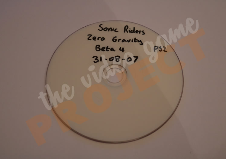 Sonic Riders - Zero Gravity Prototype - Front
