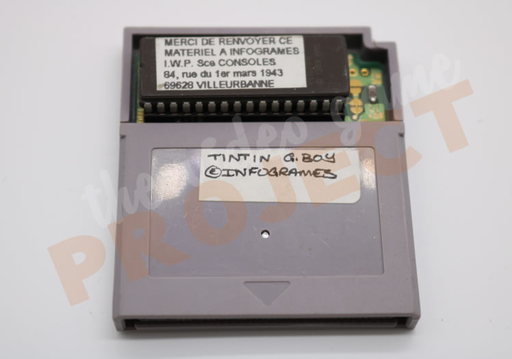 Tintin Au Tibet - Game Boy - Front