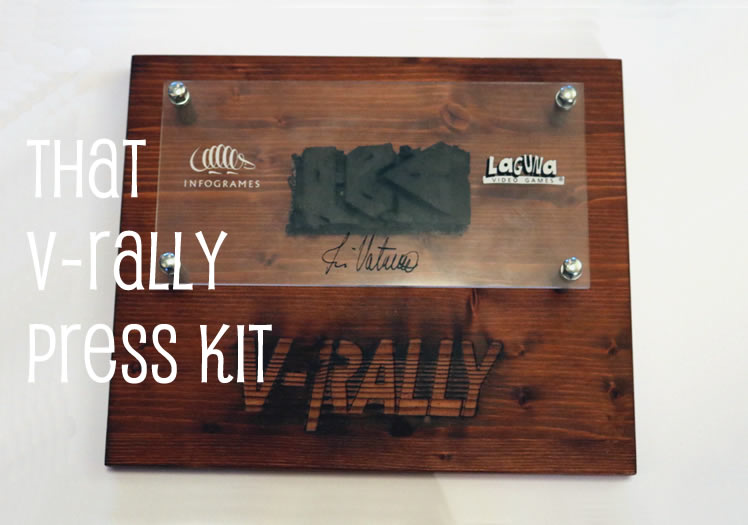 That V-Rally PS1 Press Kit