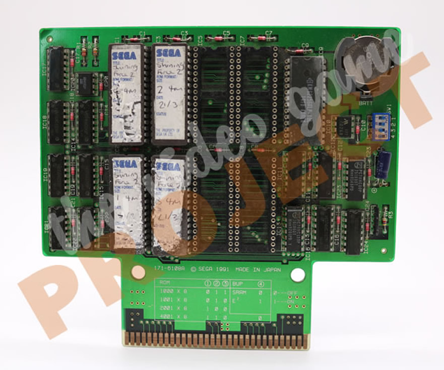 Shining Force II - Mega Drive - PCB