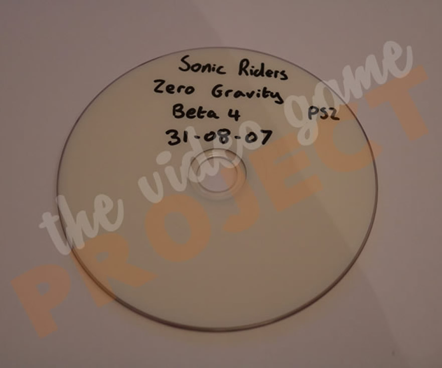 Sonic Riders: Zero Gravity - Playstation 2 - Disc