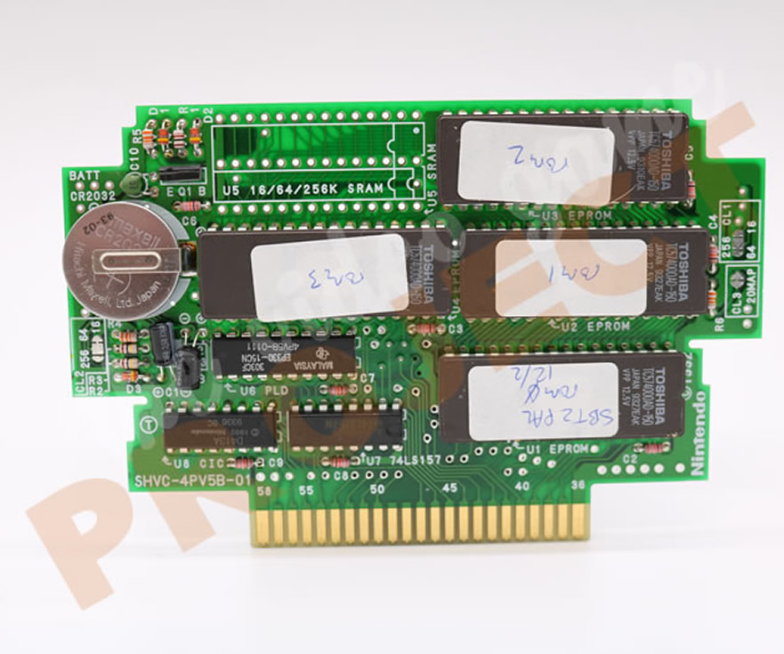 Super Battletank 2 - Super Nintendo - PCB